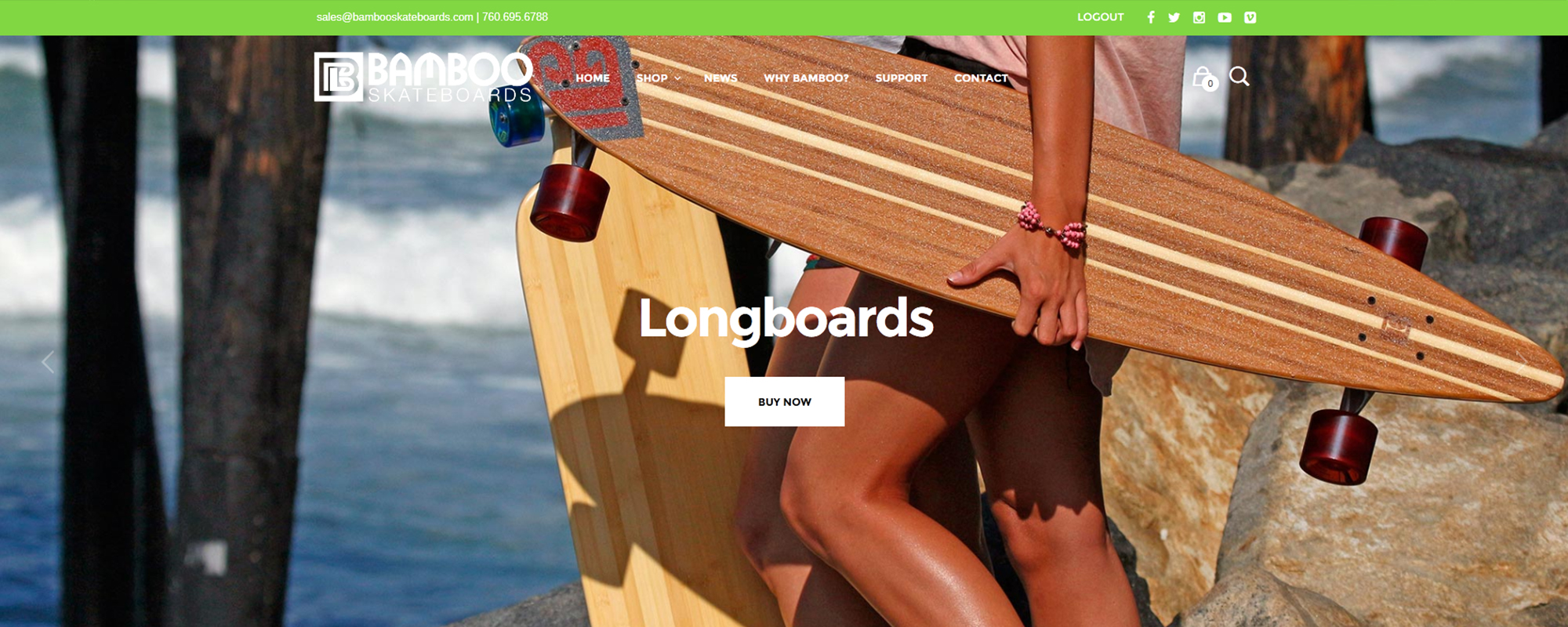 Bamboo Skateboards | <a href='//www.runningfish.net/'>See More Clients</a>
