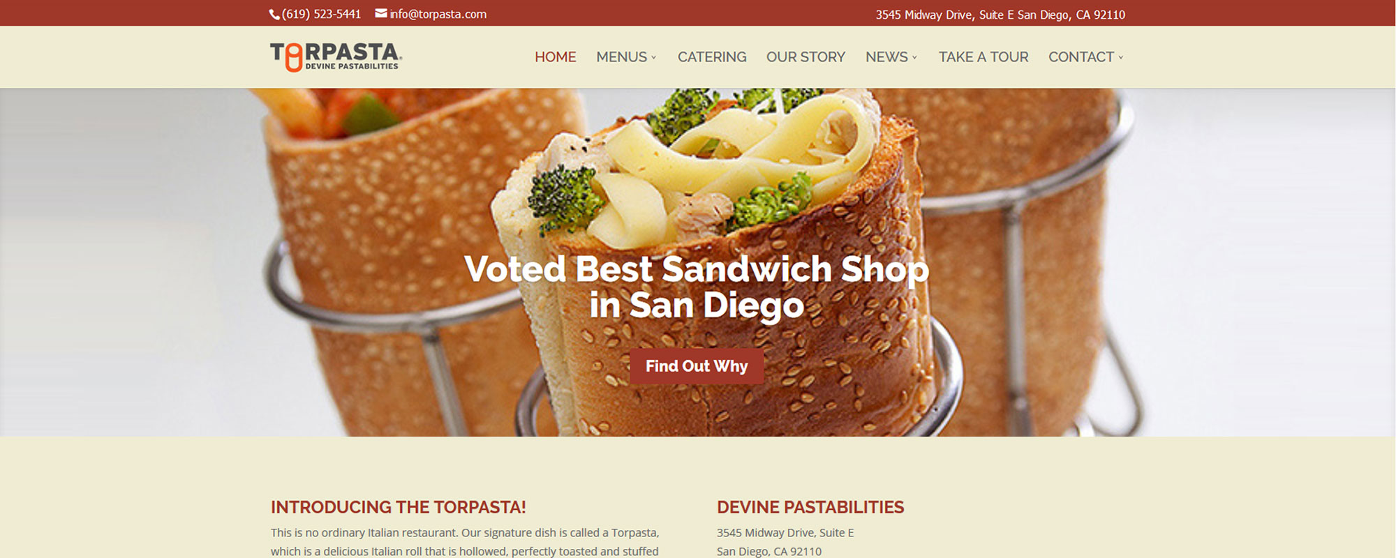 Torpasta | <a href='//www.runningfish.net/'>See More Clients</a>