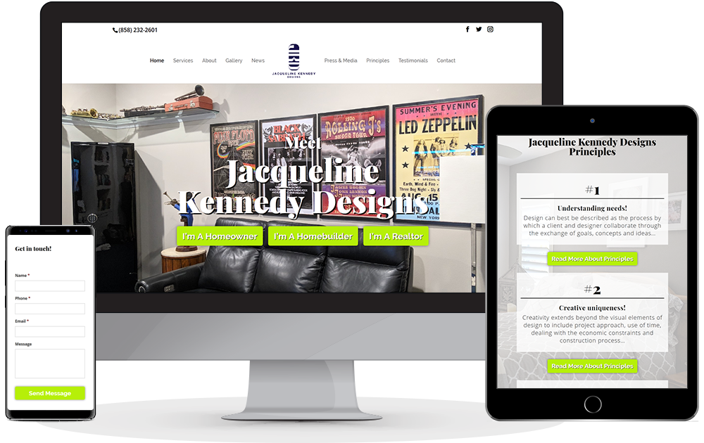 New Website Launch: Jacqueline Kennedy Designs