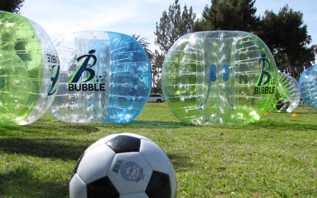 Upcoming Runningfish and Gallagher Krich APC Bubble Soccer Event (it’s free!)