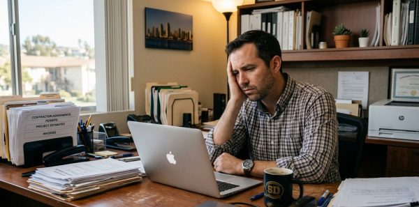 San Diego business owner frustrated with slow cheap website, affordable web design done right